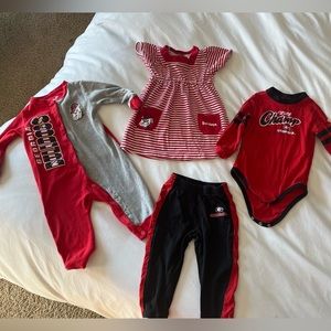 Georgia Bulldogs clothes - size 18 month